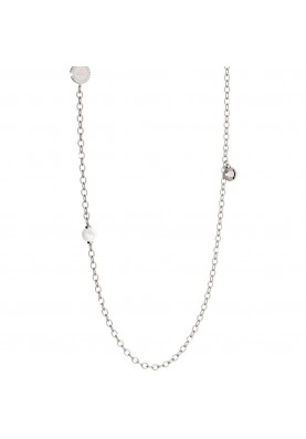 Rebecca BRONZE NECKLACE WITH PEARL AND STON Hollywood pearl