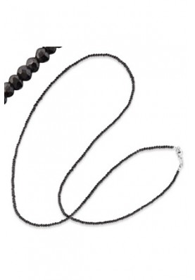 ERN80BS - Engelsrufer lánc gyöngy fekete 80cm